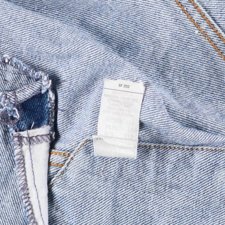 Vintage Levi's 70506-0216 denim jacket, made in the USA, size M. cotton blue type Vintage Second Hand