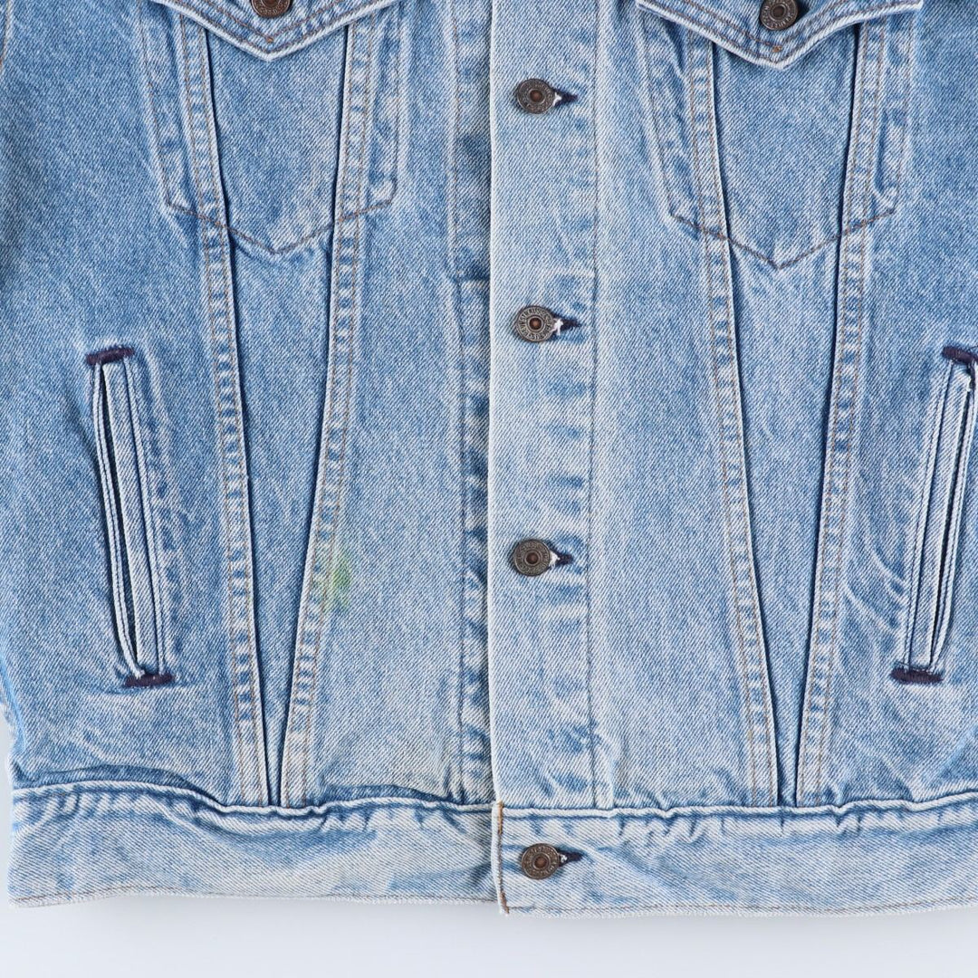 90'S Levi's 57508-0214 Denim Jacket, Made in USA, Men's Size XL, Vintage cotton blue type Vintage Second Hand