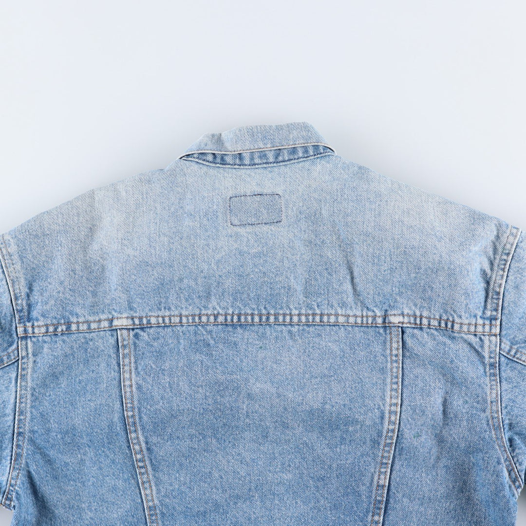 90'S Levi's 57508-0214 Denim Jacket, Made in USA, Men's Size XL, Vintage cotton blue type Vintage Second Hand