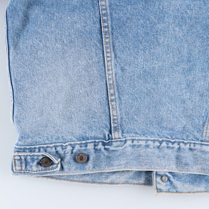 90'S Levi's 57508-0214 Denim Jacket, Made in USA, Men's Size XL, Vintage cotton blue type Vintage Second Hand