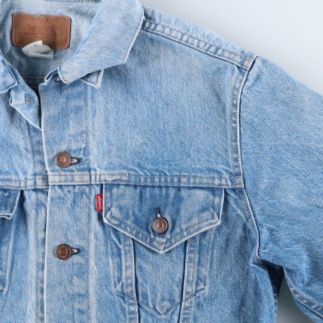 Vintage Levi's 70505-0213 denim jacket, made in the USA, size M. cotton blue type Vintage Second Hand