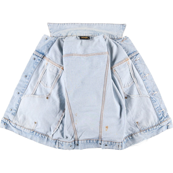 Wrangler denim jacket, size S, men's unclear blue type Vintage Second Hand