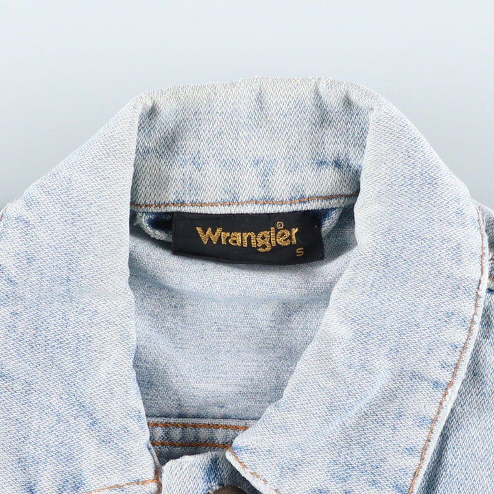 Wrangler denim jacket, size S, men's unclear blue type Vintage Second Hand