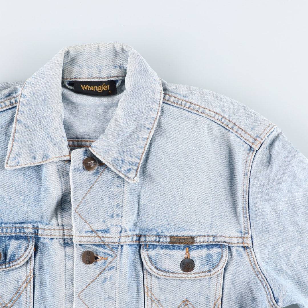 Wrangler denim jacket, size S, men's unclear blue type Vintage Second Hand