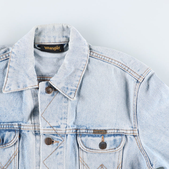 Wrangler denim jacket, size S, men's unclear blue type Vintage Second Hand