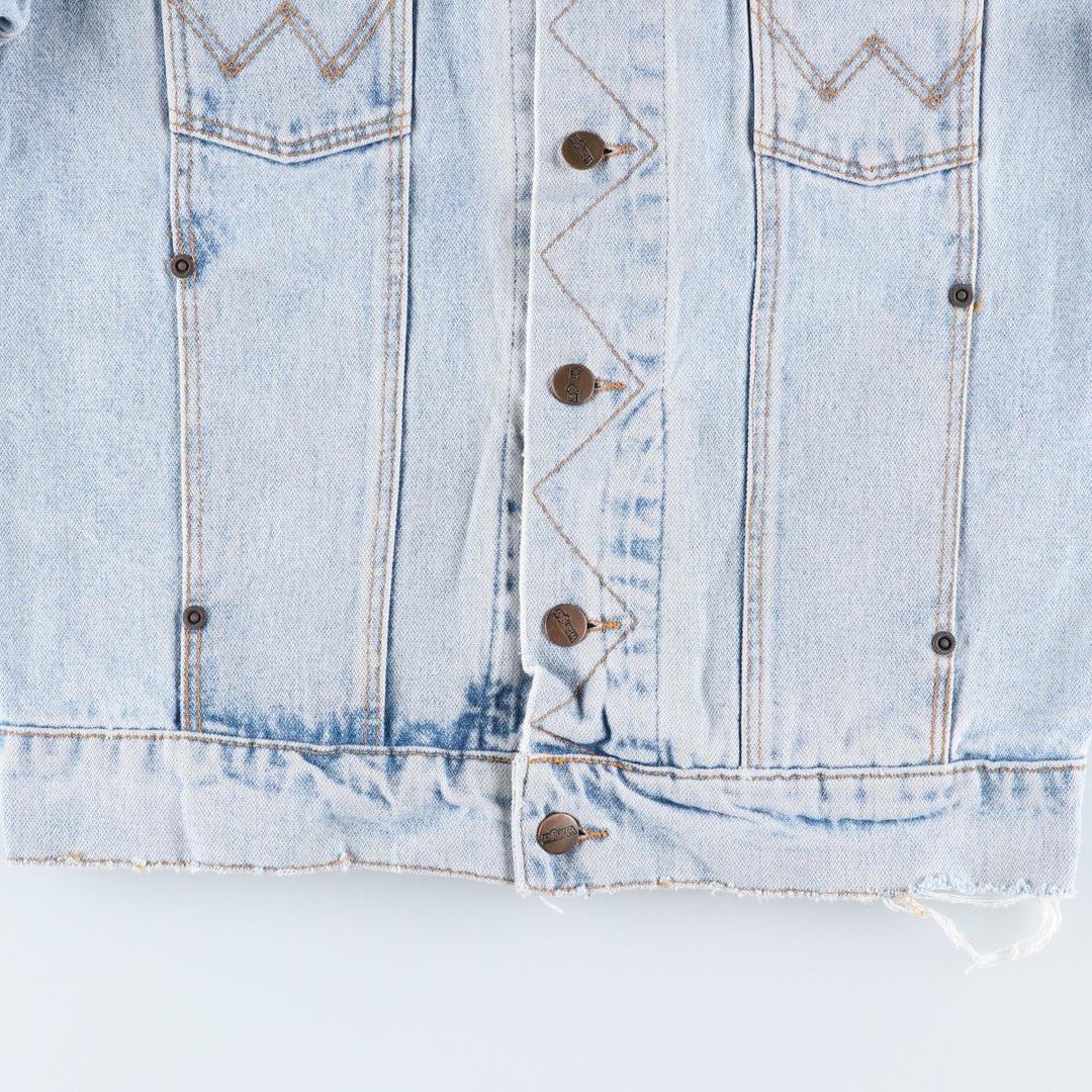 Wrangler denim jacket, size S, men's unclear blue type Vintage Second Hand