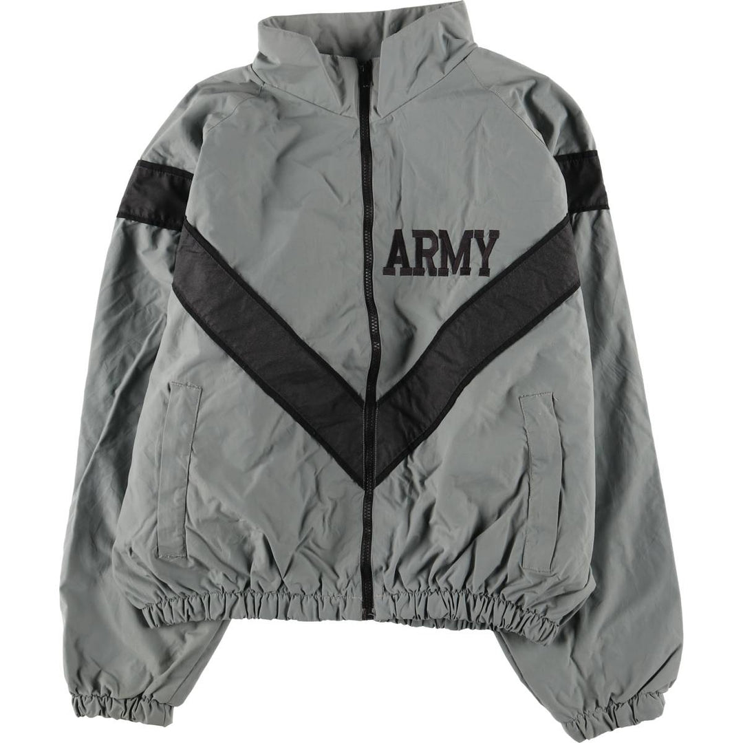 2000'S US Army IPFU Training Jacket, Nylon Jacket, Made in USA, Medium Nylon gray type Vintage Second Hand