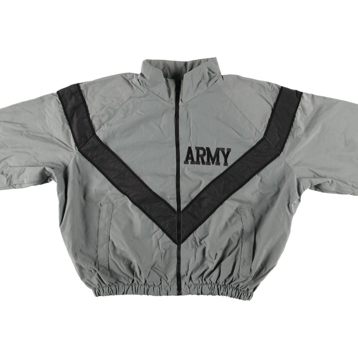 2000'S US Army IPFU Training Jacket, Nylon Jacket, Made in USA, Medium Nylon gray type Vintage Second Hand