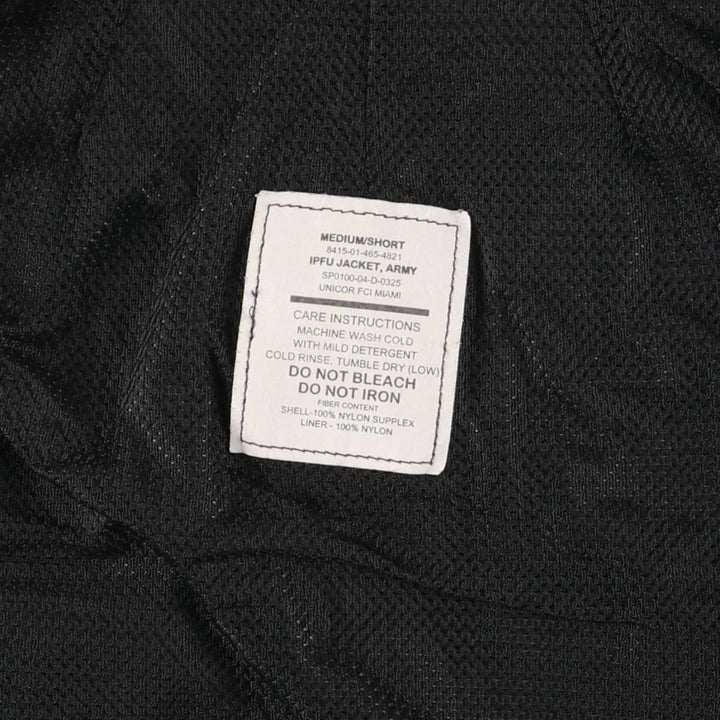 2000'S US Army IPFU Training Jacket, Nylon Jacket, Made in USA, Medium Nylon gray type Vintage Second Hand