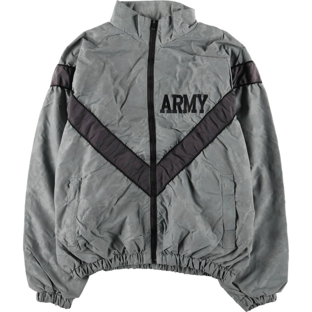 00'S USARMY IPFU Training Jacket ACU Digital Camo Nylon Jacket Made in USA LARGE Nylon gray type Vintage Second Hand
