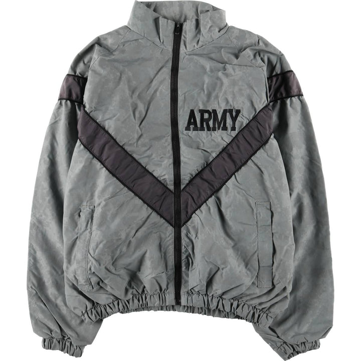 00'S USARMY IPFU Training Jacket ACU Digital Camo Nylon Jacket Made in USA LARGE Nylon gray type Vintage Second Hand