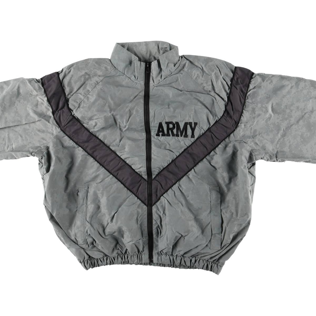 00'S USARMY IPFU Training Jacket ACU Digital Camo Nylon Jacket Made in USA LARGE Nylon gray type Vintage Second Hand