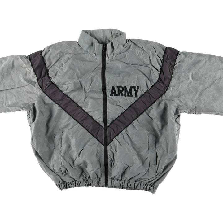 00'S USARMY IPFU Training Jacket ACU Digital Camo Nylon Jacket Made in USA LARGE Nylon gray type Vintage Second Hand