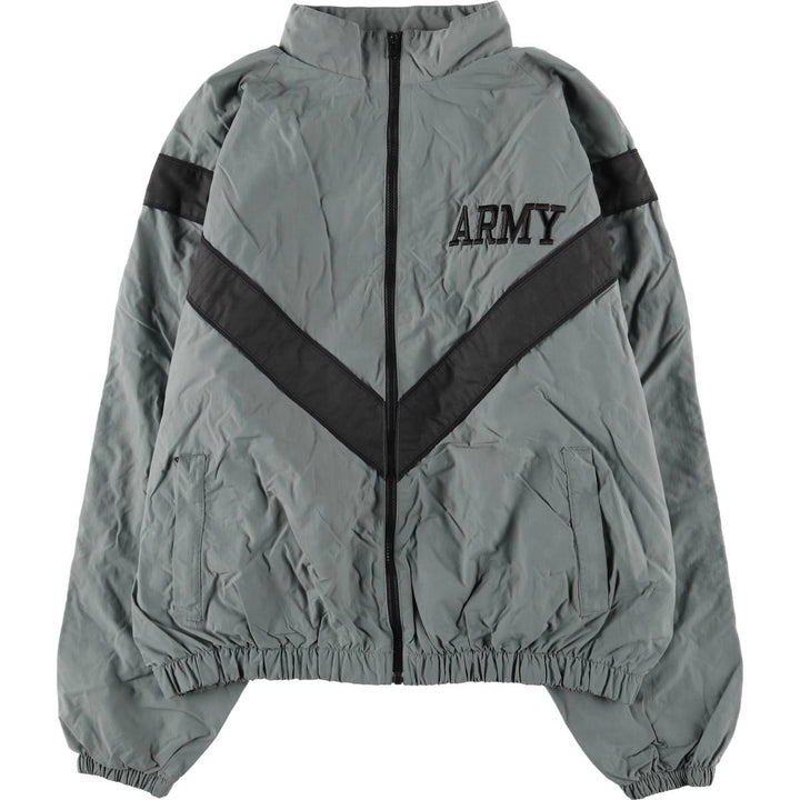 Authentic US Army PFU training jacket from the 2000s, made in the USA, X-LARGE REGULAR, equivalent to a men's XL. Nylon gray type Vintage Second Hand
