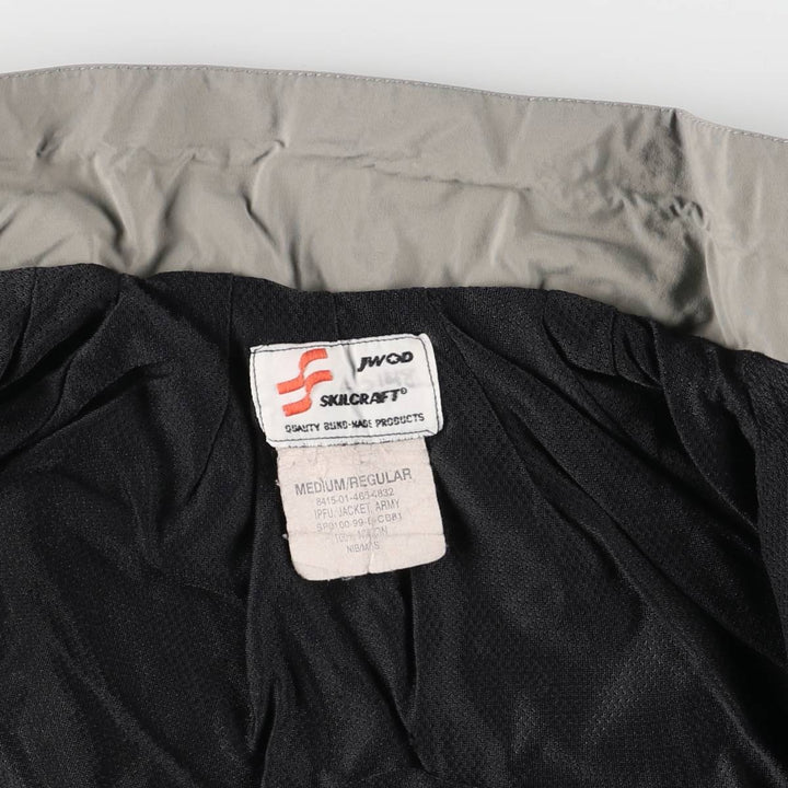 90'S SKILCRAFT IPFU Training Jacket, Nylon Jacket, Made in USA, Medium Nylon gray type Vintage Second Hand