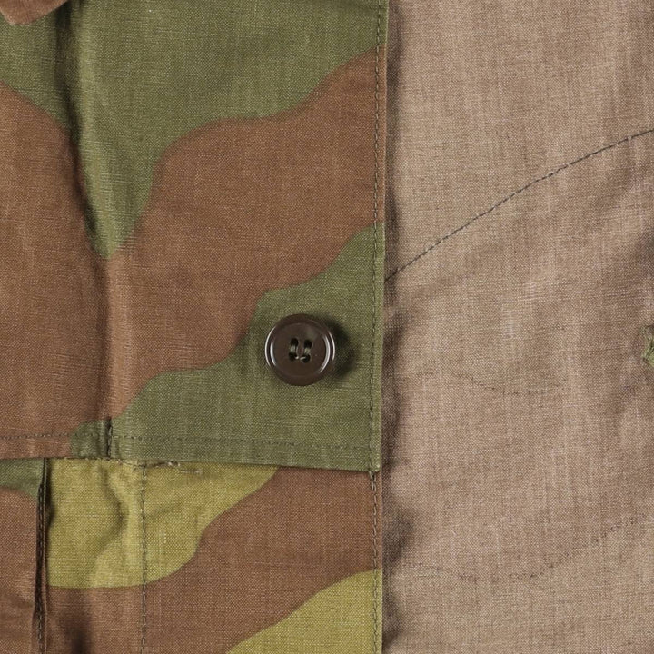 Italian Army Carabinieri Camouflage Pattern Military Jacket TG.3 Men's XL cotton brown type Vintage Second Hand