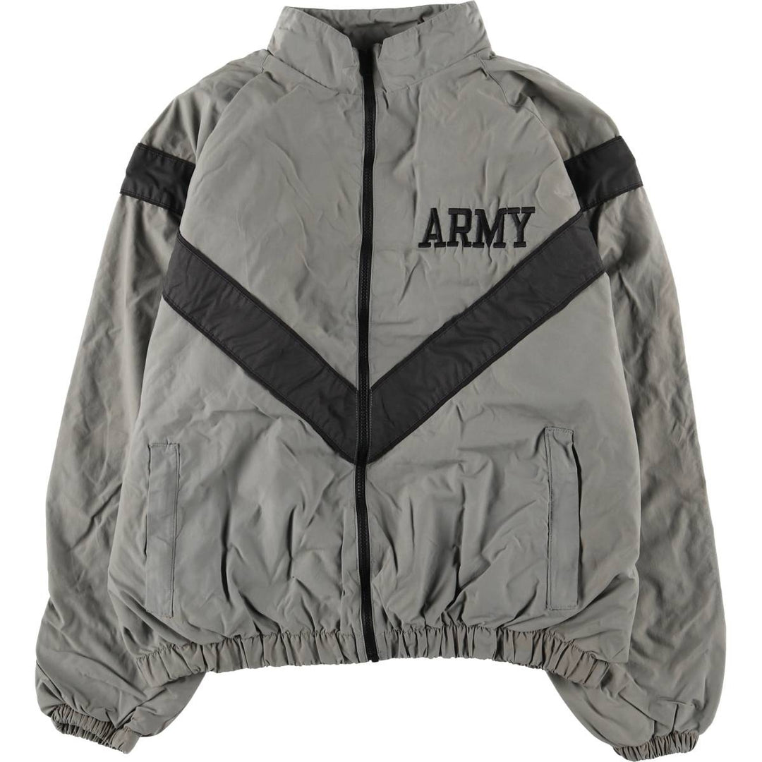 Authentic US Army PFU training jacket from the 2000s, made in the USA, large regular size, equivalent to men's size L. Nylon gray type Vintage Second Hand