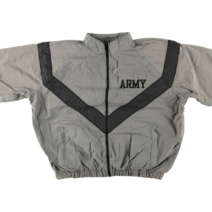 Authentic US Army PFU training jacket from the 2000s, made in the USA, large regular size, equivalent to men's size L. Nylon gray type Vintage Second Hand