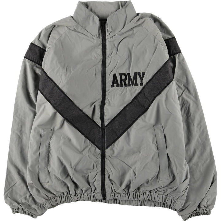 Authentic US Army IPFU training jacket from the 2000s, made in the USA, size LARGE-REGULAR, men's size L. Nylon gray type Vintage Second Hand
