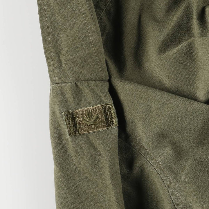 Canadian Army 1990'S Coat Combat Lightweight MK2 Military Combat Jacket, Men's Size Medium unclear Khaki type sage green Vintage Second Hand