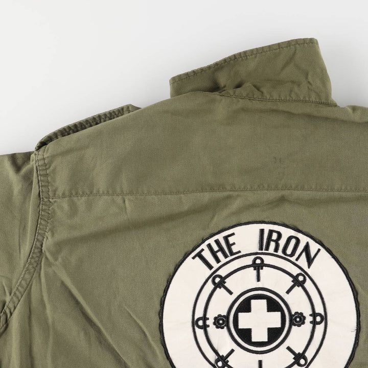 Canadian Army MK2 Military Combat Jacket, Men's Size Medium unclear Khaki type sage green Vintage Second Hand