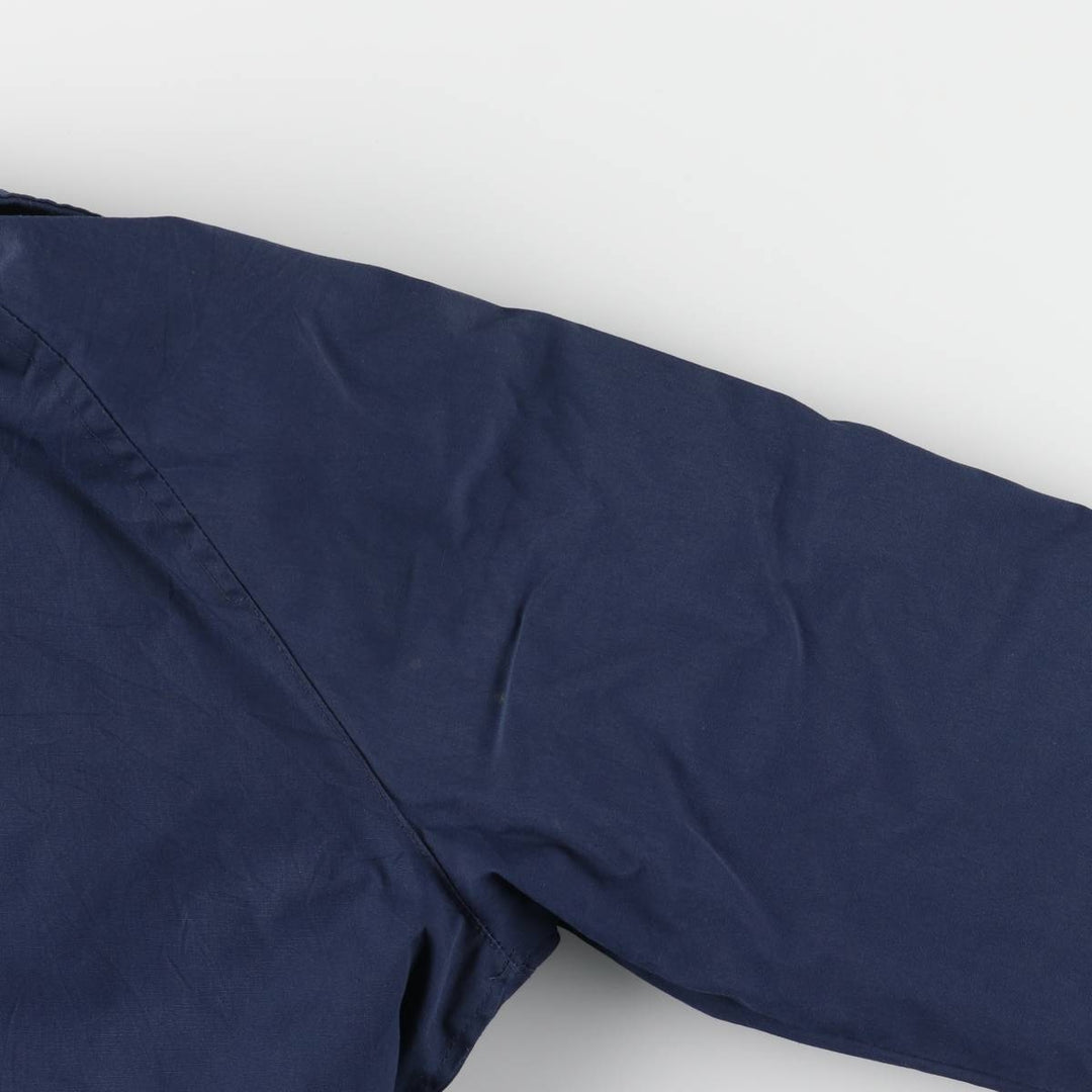 1980'S US Military Utility Jacket, Made in USA, Size 40R, Men's Medium, Vintage polyester navy blue type Vintage Second Hand