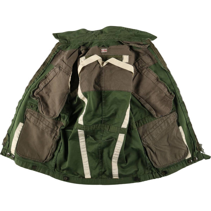 Vintage Swedish Army M69 Military Tanker Jacket, C150, Men's Size L unclear Khaki type Vintage Second Hand