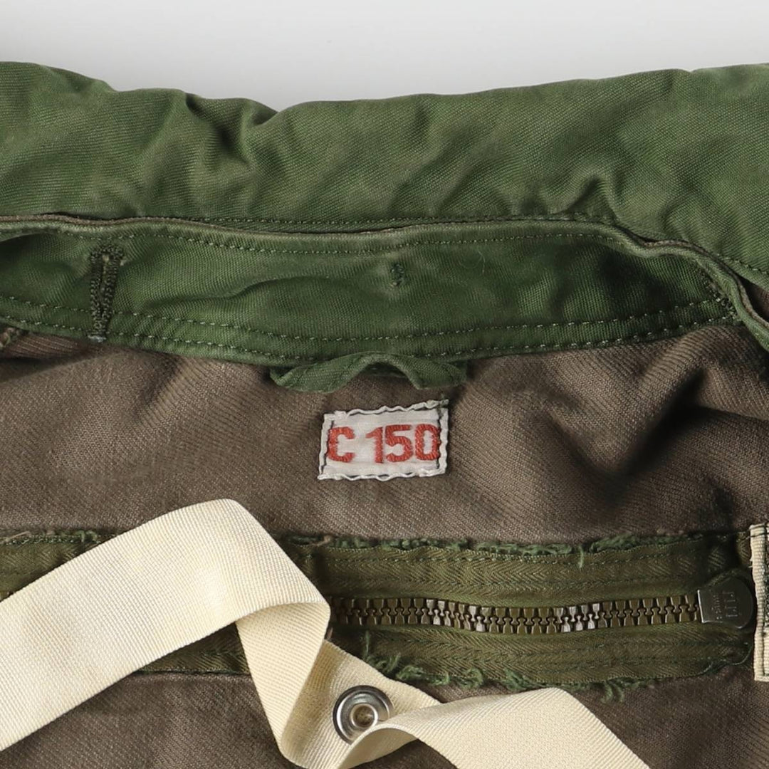 Vintage Swedish Army M69 Military Tanker Jacket, C150, Men's Size L unclear Khaki type Vintage Second Hand