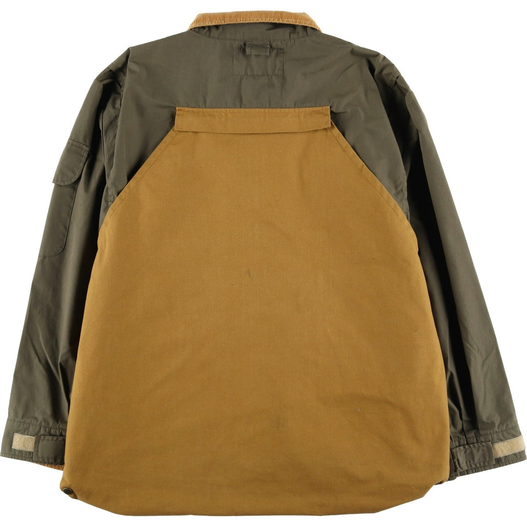 90'S Gamchide Shooting Jacket, Men's Size L polyester Khaki type Vintage Second Hand