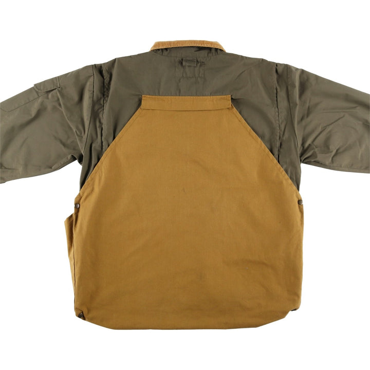 90'S Gamchide Shooting Jacket, Men's Size L polyester Khaki type Vintage Second Hand