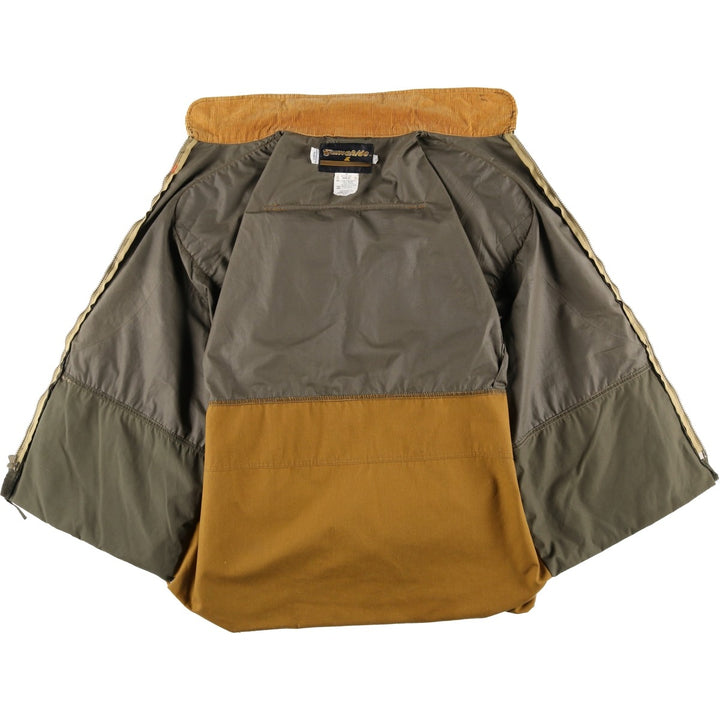 90'S Gamchide Shooting Jacket, Men's Size L polyester Khaki type Vintage Second Hand