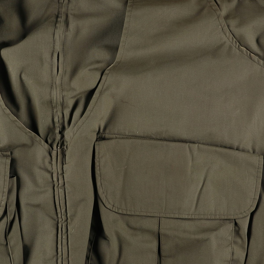 90'S Gamchide Shooting Jacket, Men's Size L polyester Khaki type Vintage Second Hand