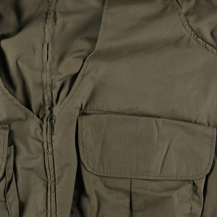 90'S Gamchide Shooting Jacket, Men's Size L polyester Khaki type Vintage Second Hand