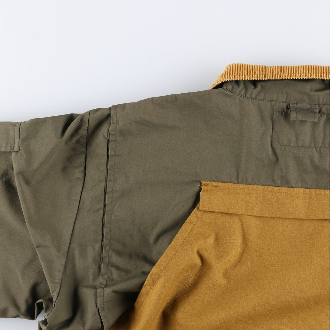 90'S Gamchide Shooting Jacket, Men's Size L polyester Khaki type Vintage Second Hand