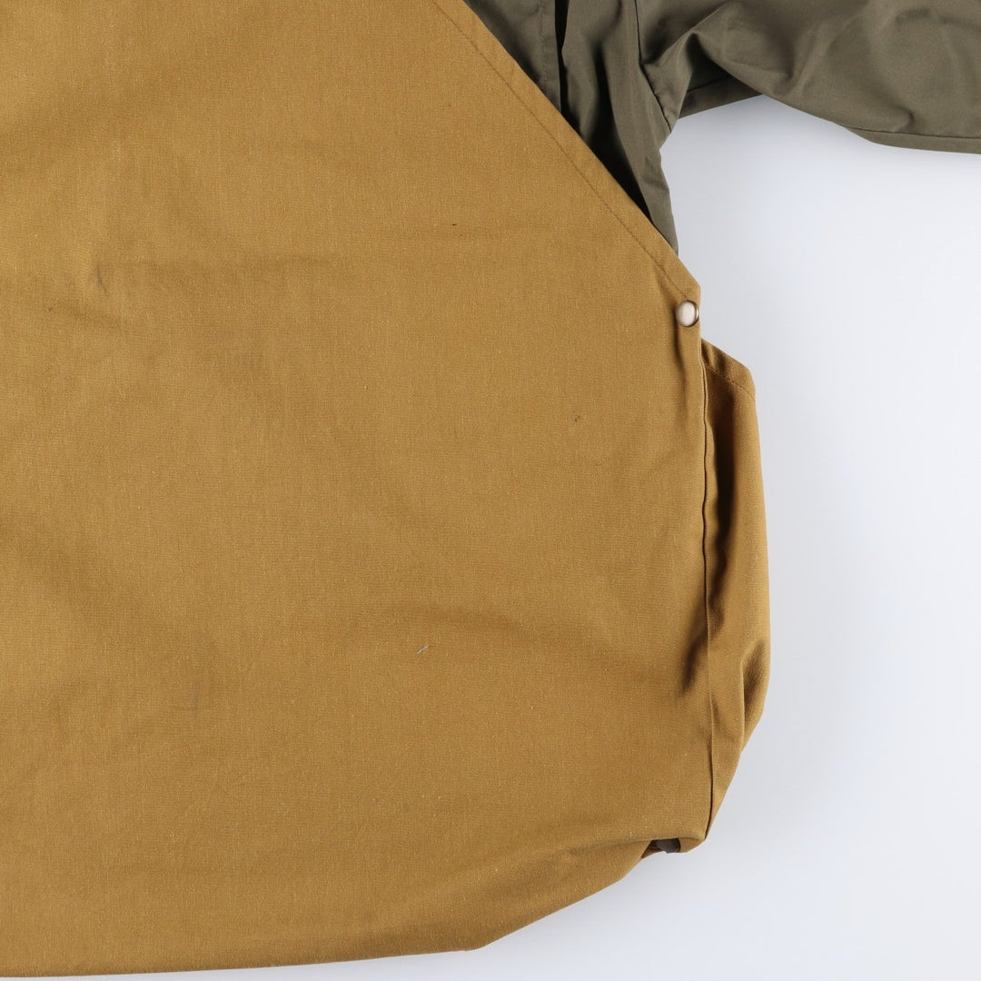 90'S Gamchide Shooting Jacket, Men's Size L polyester Khaki type Vintage Second Hand