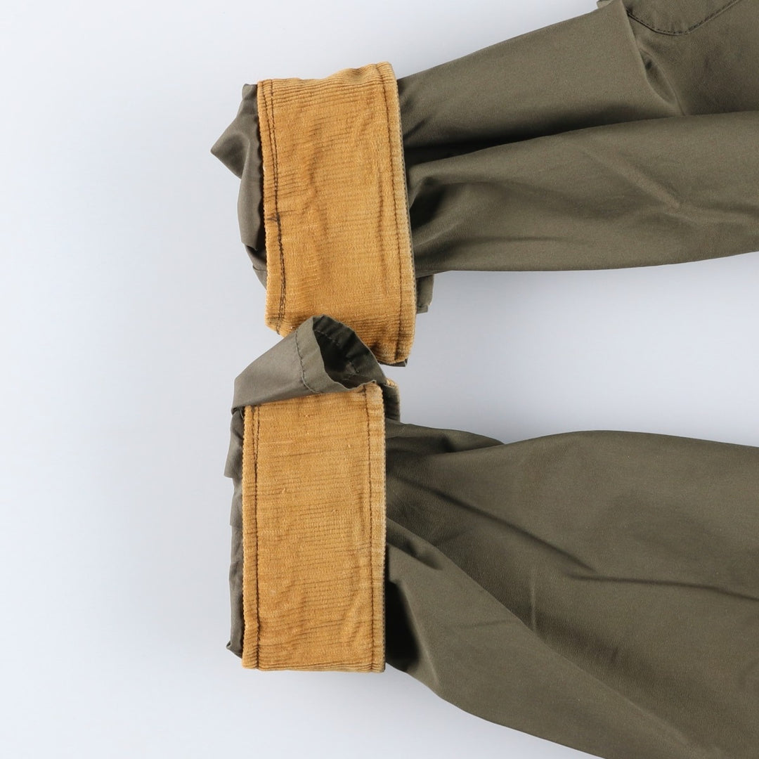 90'S Gamchide Shooting Jacket, Men's Size L polyester Khaki type Vintage Second Hand