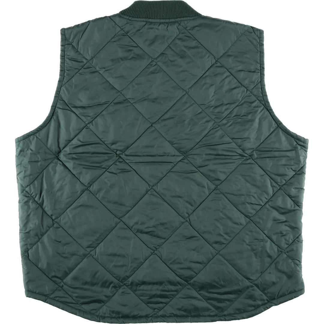 Vintage Big Mac Men's XL Down Vest Nylon Green type dark green Vintage Second Hand