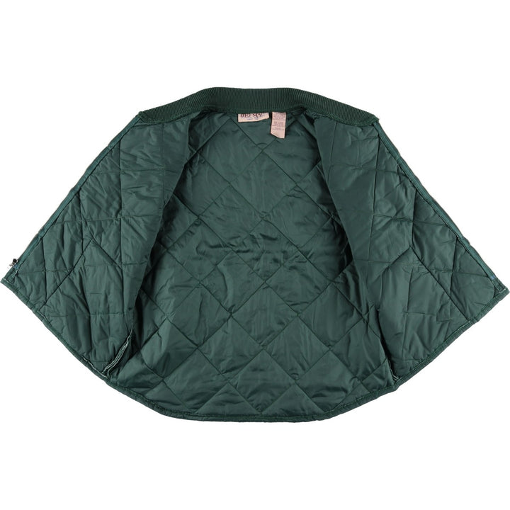 Vintage Big Mac Men's XL Down Vest Nylon Green type dark green Vintage Second Hand