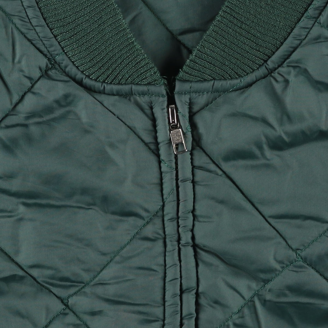 Vintage Big Mac Men's XL Down Vest Nylon Green type dark green Vintage Second Hand