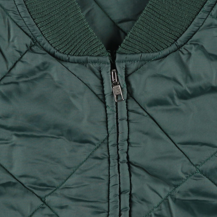 Vintage Big Mac Men's XL Down Vest Nylon Green type dark green Vintage Second Hand