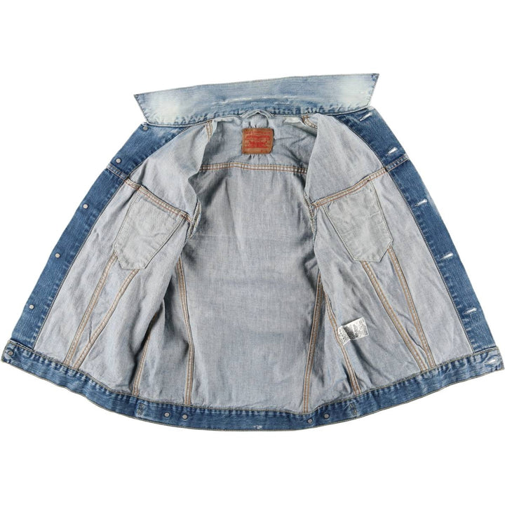 Levi's Euro Model Cut-Off Denim Vest, Men's Size L cotton blue type Vintage Second Hand