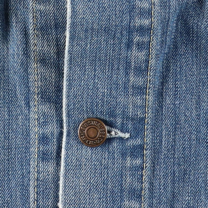 Levi's Euro Model Cut-Off Denim Vest, Men's Size L cotton blue type Vintage Second Hand