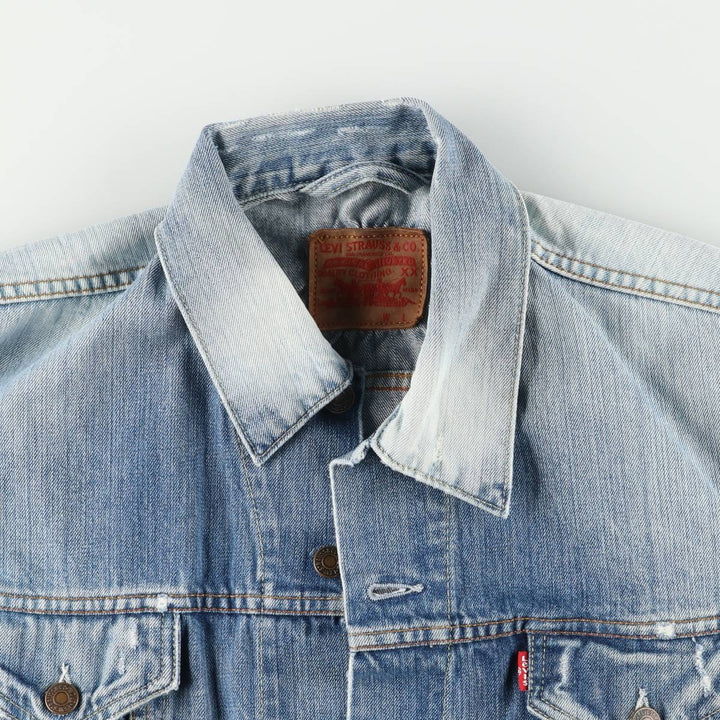 Levi's Euro Model Cut-Off Denim Vest, Men's Size L cotton blue type Vintage Second Hand