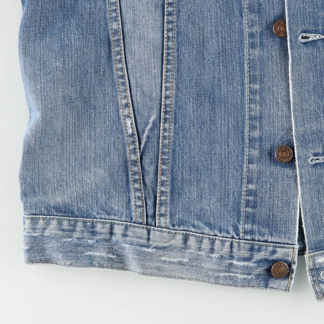 Levi's Euro Model Cut-Off Denim Vest, Men's Size L cotton blue type Vintage Second Hand