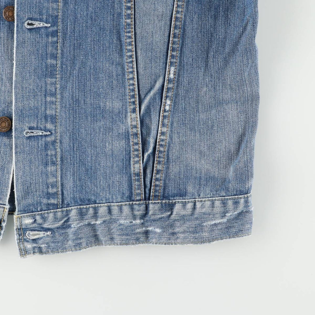 Levi's Euro Model Cut-Off Denim Vest, Men's Size L cotton blue type Vintage Second Hand