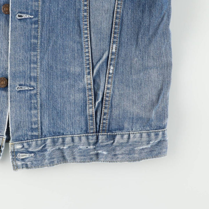 Levi's Euro Model Cut-Off Denim Vest, Men's Size L cotton blue type Vintage Second Hand