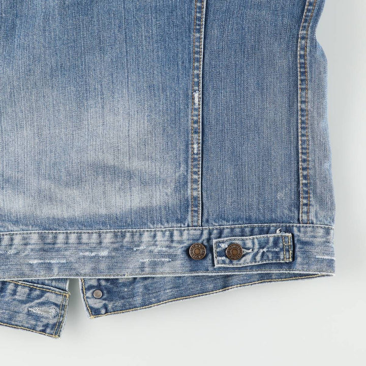 Levi's Euro Model Cut-Off Denim Vest, Men's Size L cotton blue type Vintage Second Hand