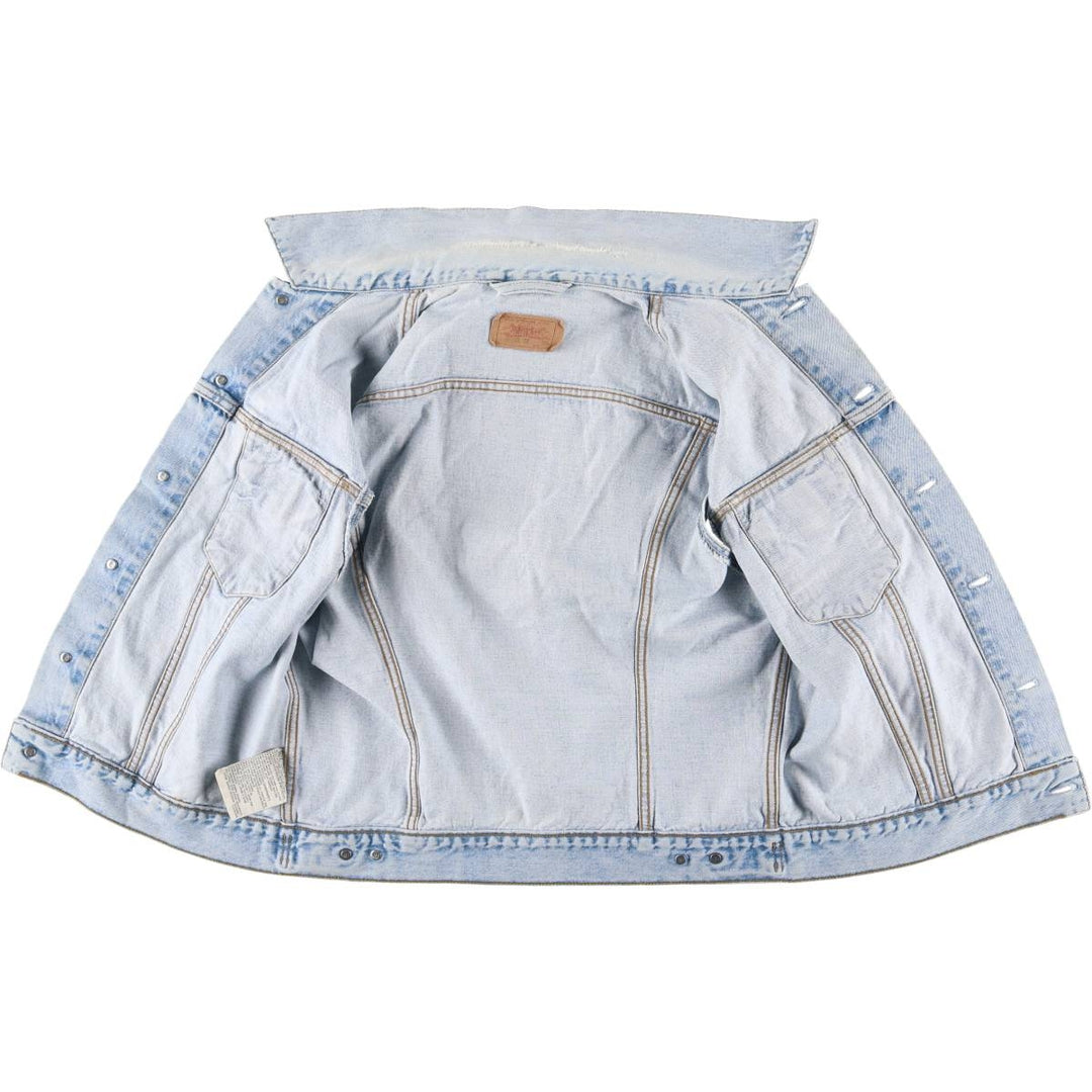 90'S Vintage Levi's Denim Vest (70401-0283) Men's Size XL cotton blue type Vintage Second Hand