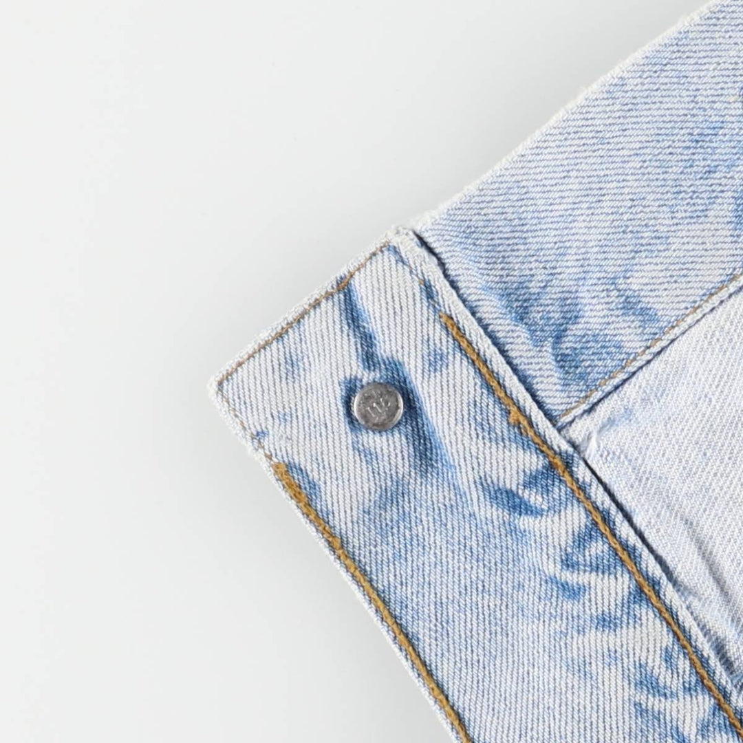 90'S Vintage Levi's Denim Vest (70401-0283) Men's Size XL cotton blue type Vintage Second Hand