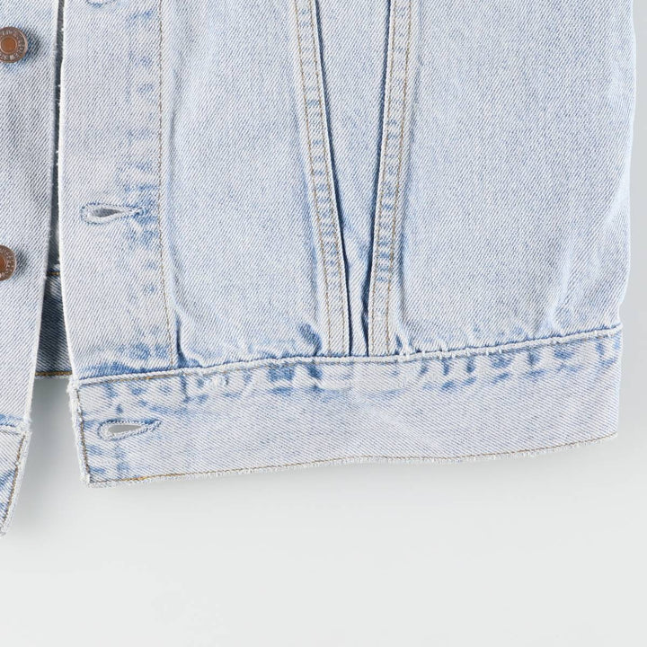 90'S Vintage Levi's Denim Vest (70401-0283) Men's Size XL cotton blue type Vintage Second Hand
